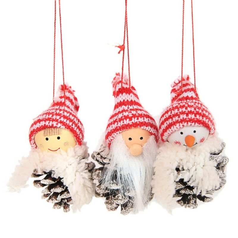 Christmas Ornaments Gift Santa Claus Snowman Reindeer Toy Doll