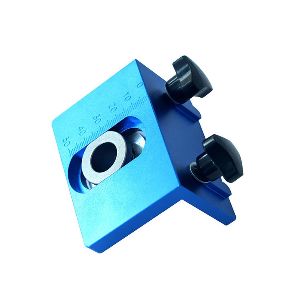 Aluminium Alloy Dowelling Jig Set Wood Dowel Drilling Position Cam Kit