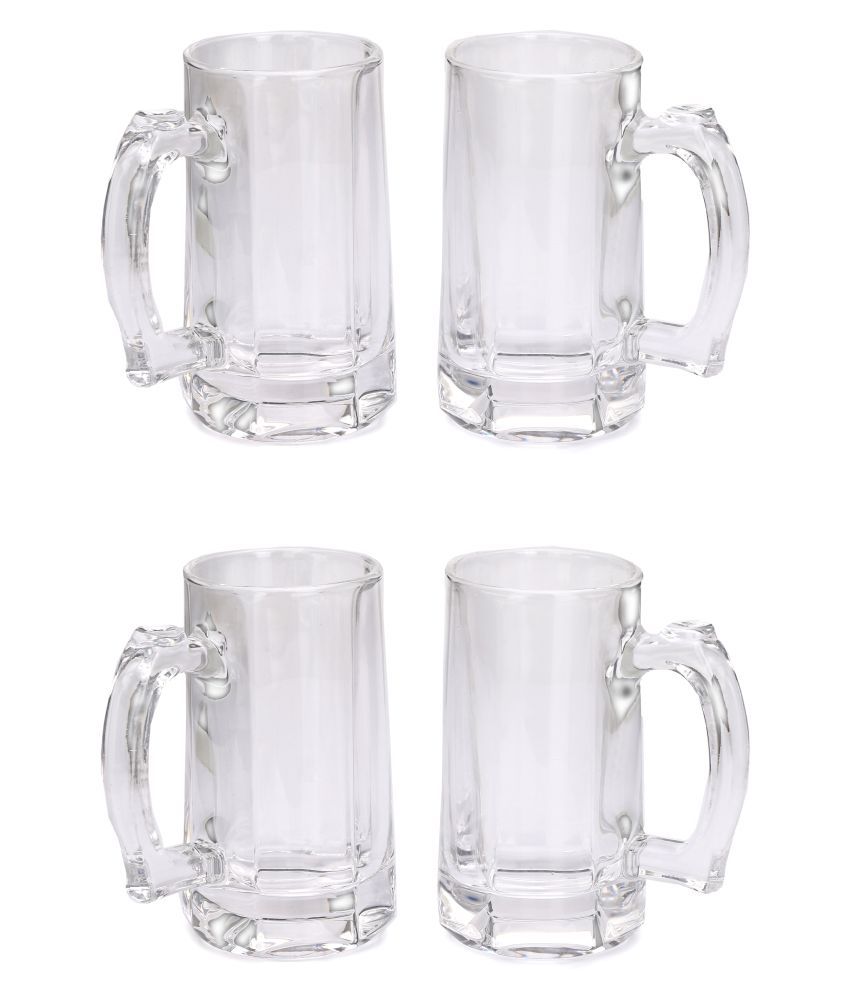     			Somil Beer Mug Glasses Set,  400 ML - (Pack Of 4)