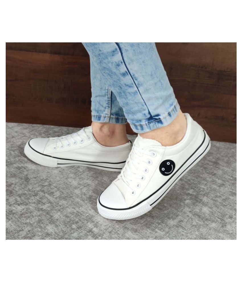 stylish shoes white