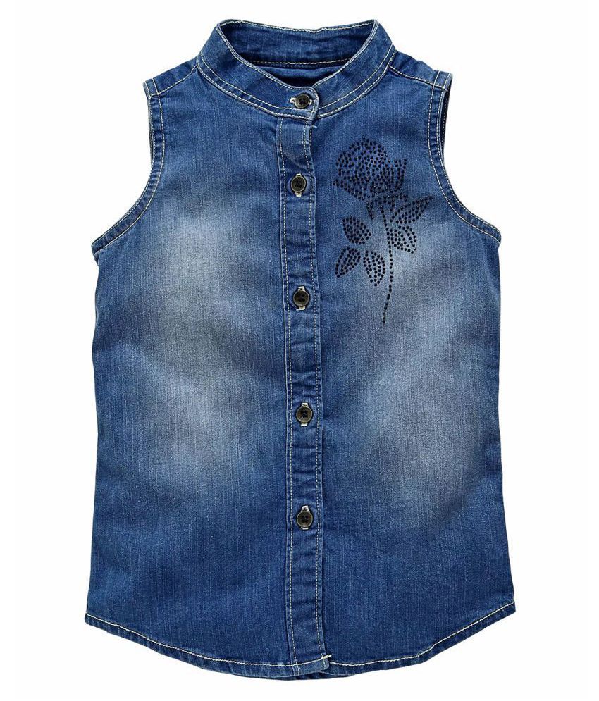 denim shirt for girls online