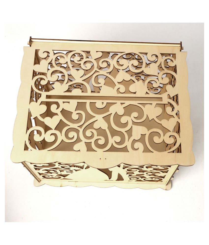 Cocoshope Do It Yourself Kits Diy Wooden Wedding Card Box With