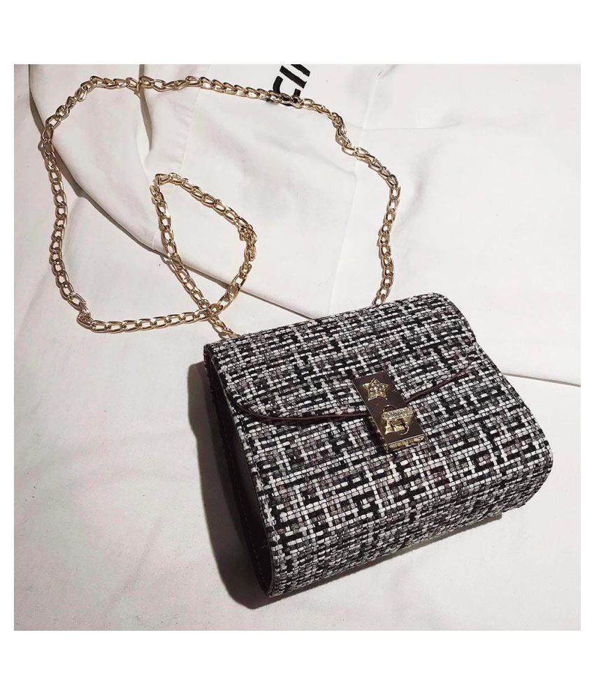 sling bag with chain