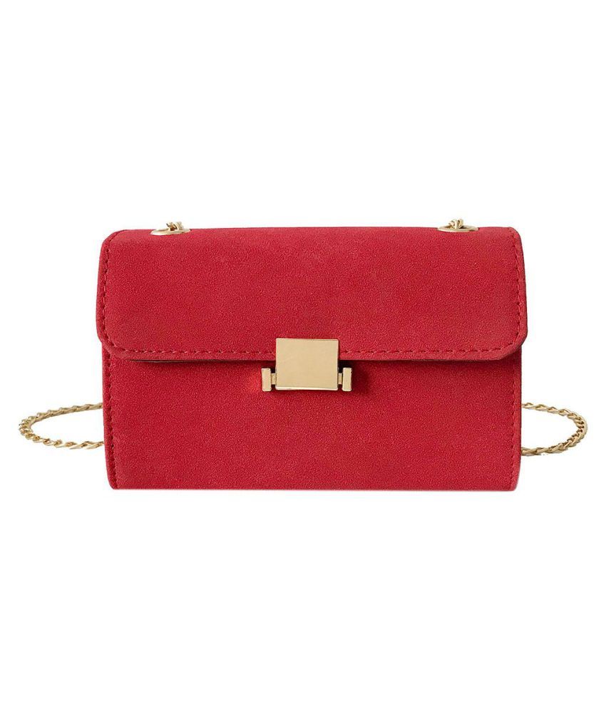 girls red purse