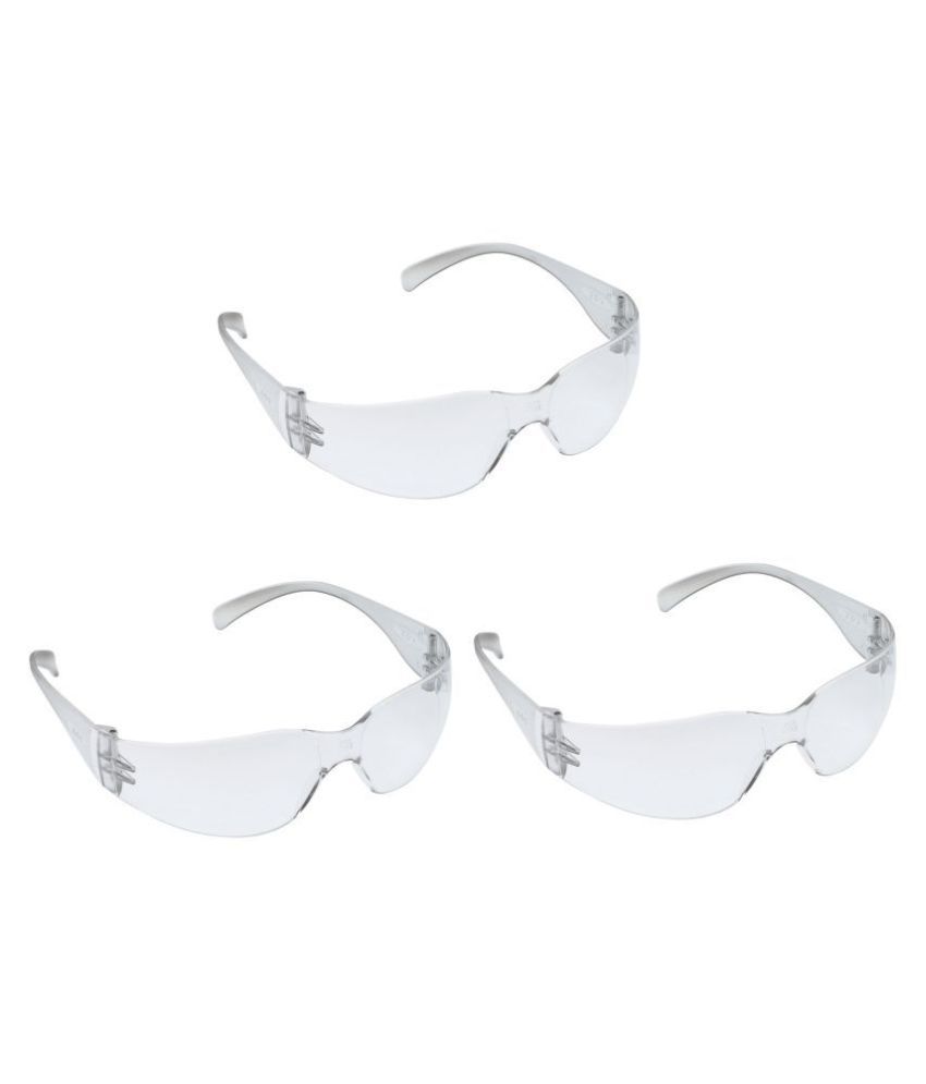 3M 11850 Virtua IN Unisex Safety Eyewear (Pack of 3)