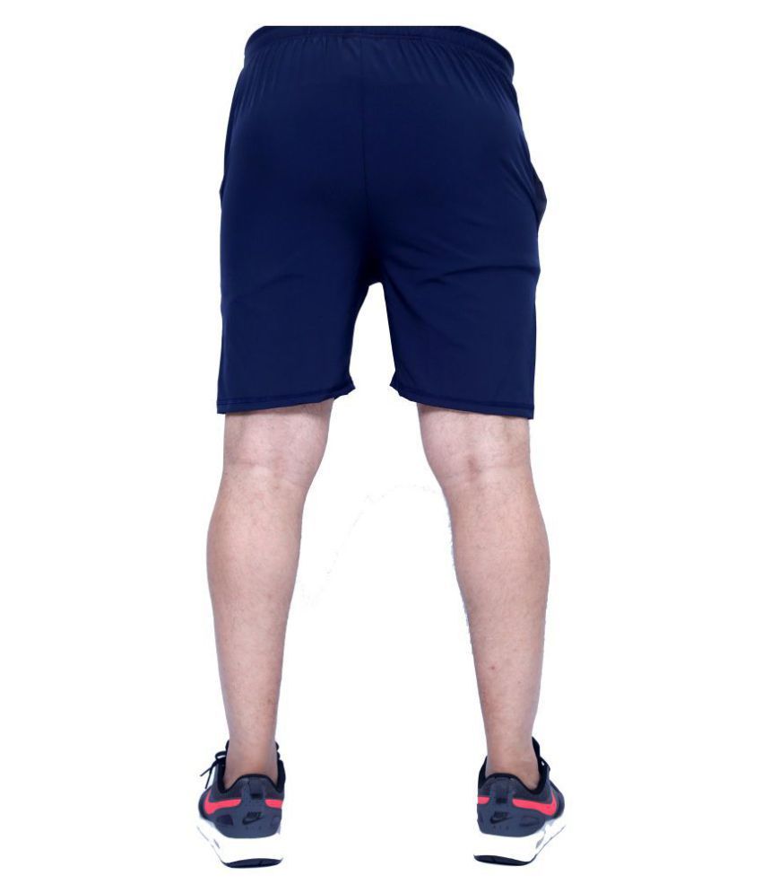 Adidas Navy Polyester Lycra Football Shorts Buy Adidas Navy Polyester