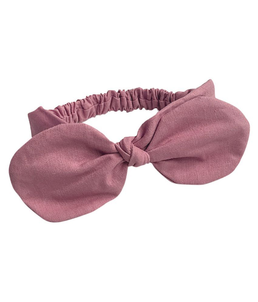 New Cute Kid Baby Girls Princess Bowknot Lace Headband Elastic Hairband Headwear