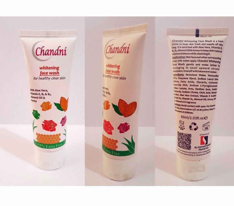 chandni whitening face wash
