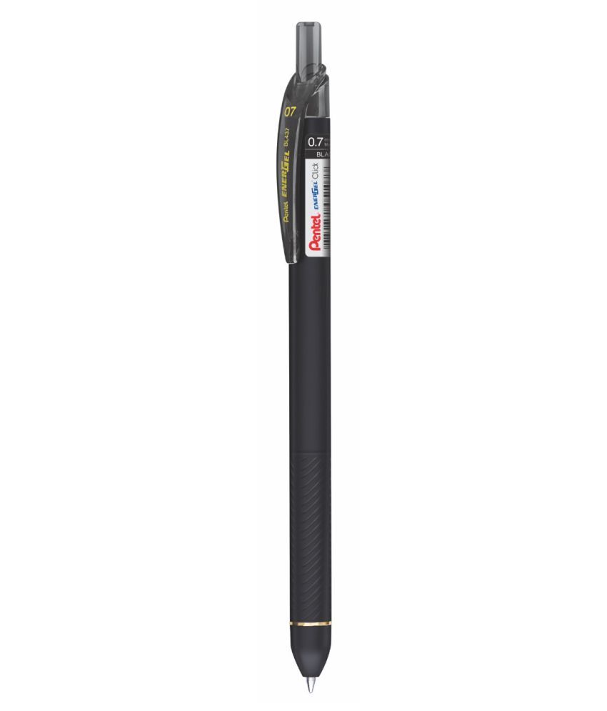 Pentel Energel Click Roller Gel Pen Black 5 With Free Keychain Buy