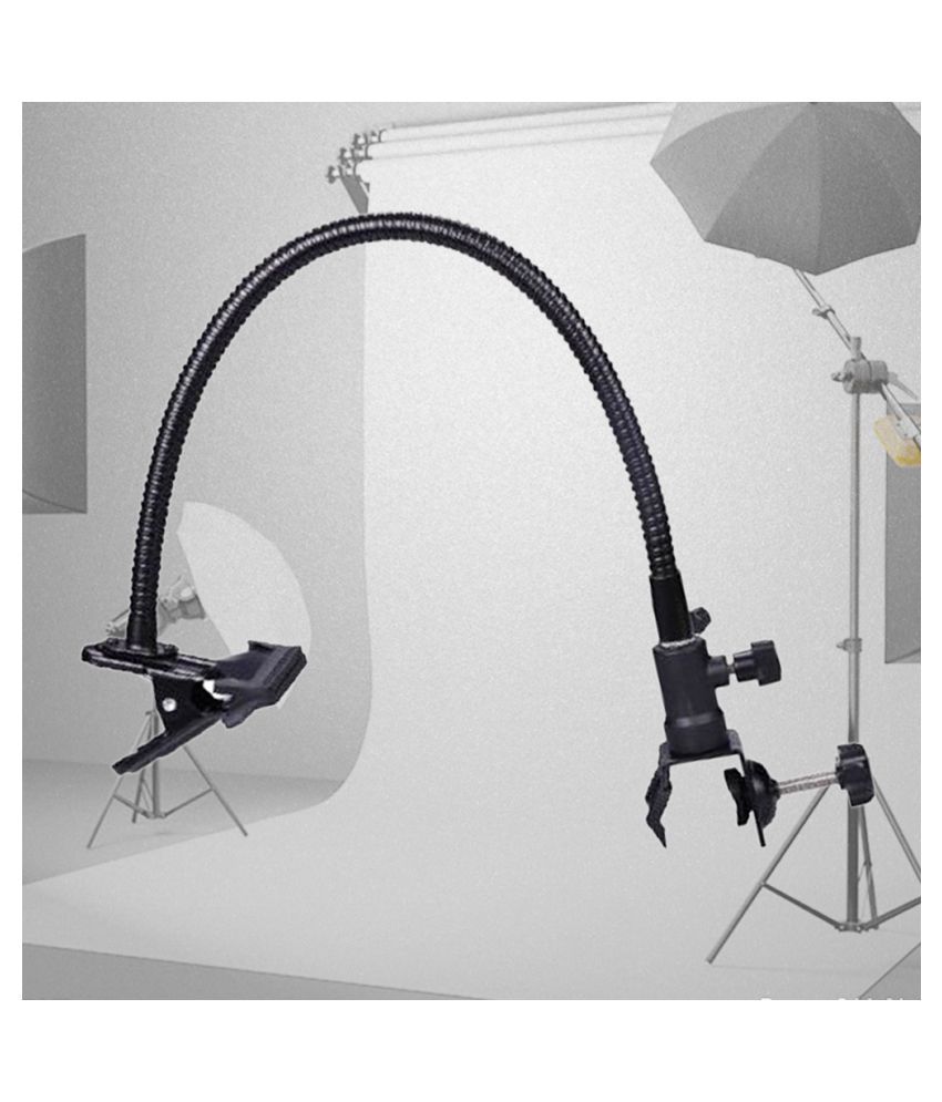 Photo Studio Light Stand Background Holder C Clamp Clip Flex Arm