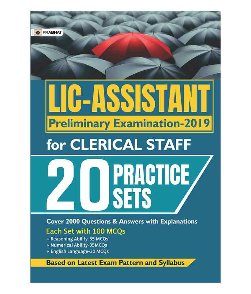     			LIC-ASSISTANT PRELIMINARY EXAMINATION-2019 FOR CLERICAL STAFF(20 PRACTICE SETS)