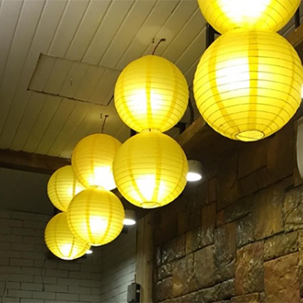 10 Inch Round Chinese Paper Lantern Diy Hanging Ball Lamp Decor