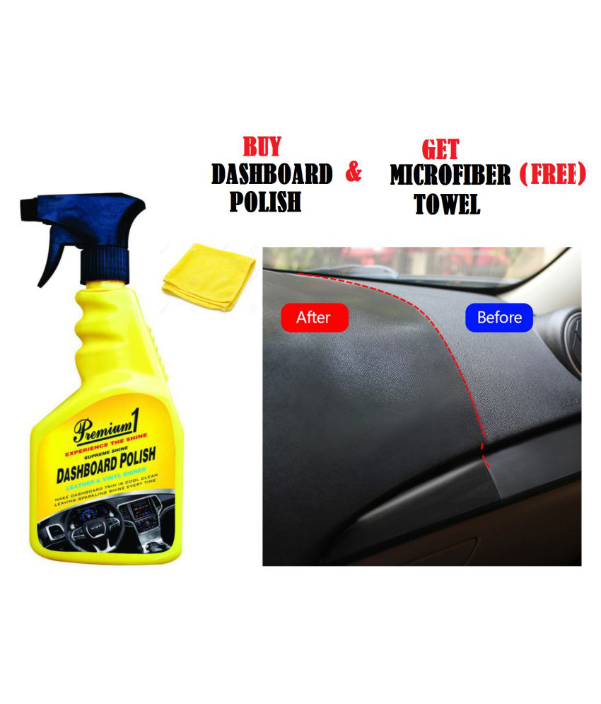 Car Dashboard Polish Free 1 Microfiber Towel (500 Ml) Buy Car Dashboard Polish Free 1