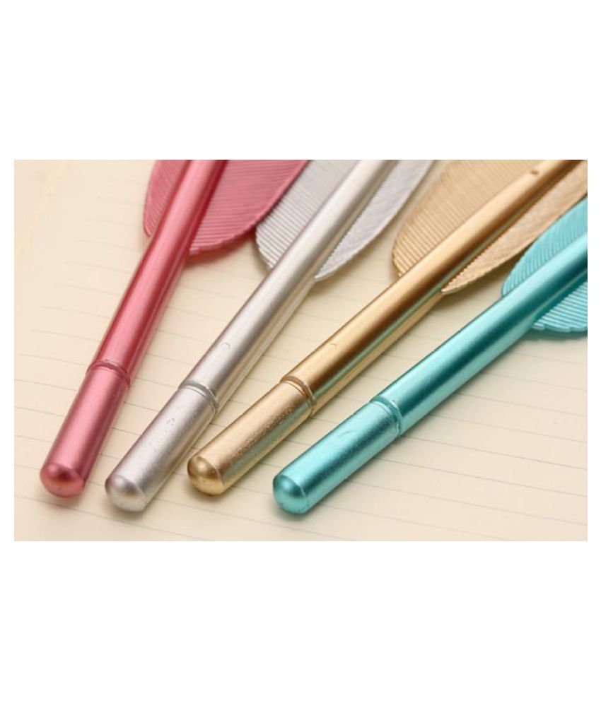Cute Wing Feather Ballpoint Ink Pens Creative Stationery Student Gifts New