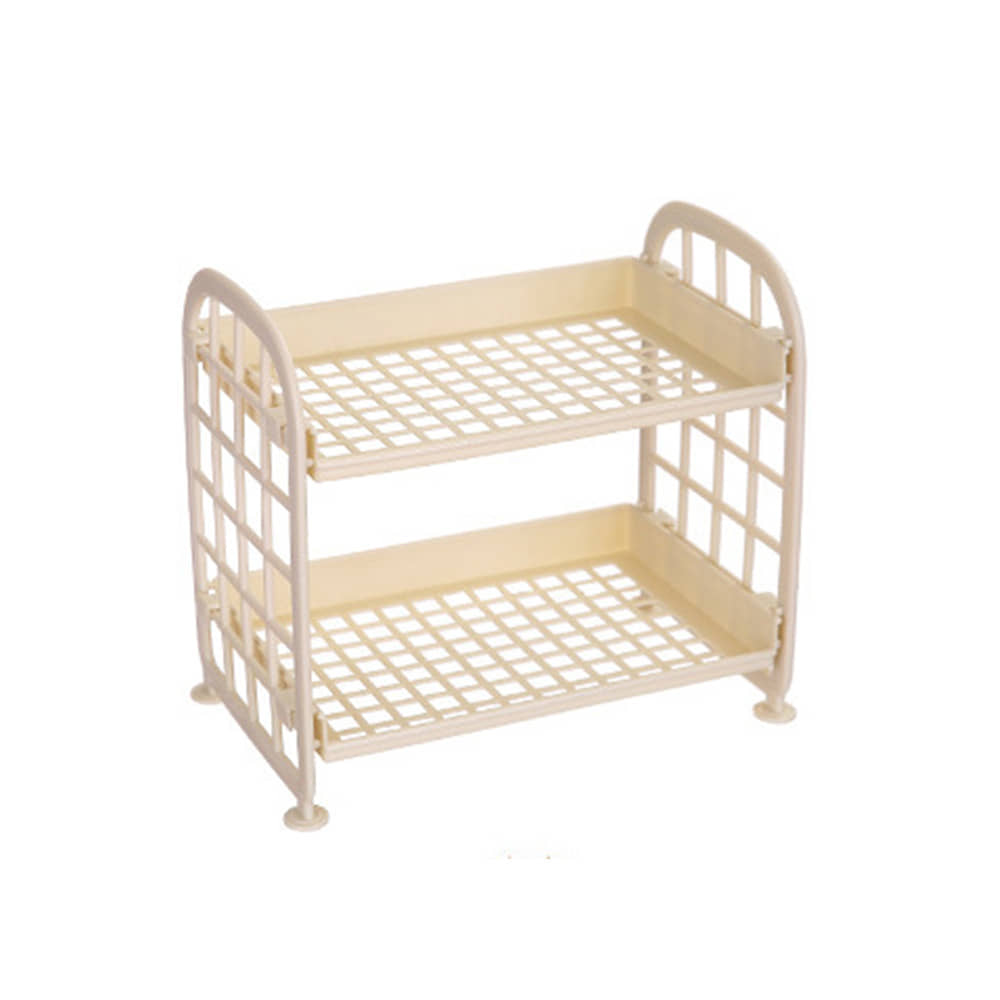 Double Table Top Shelf Cosmetic Storage Rack Kitchen Storage Rack Buy Double Table Top Shelf Cosmetic Storage Rack Kitchen Storage Rack Online At Low Price Snapdeal