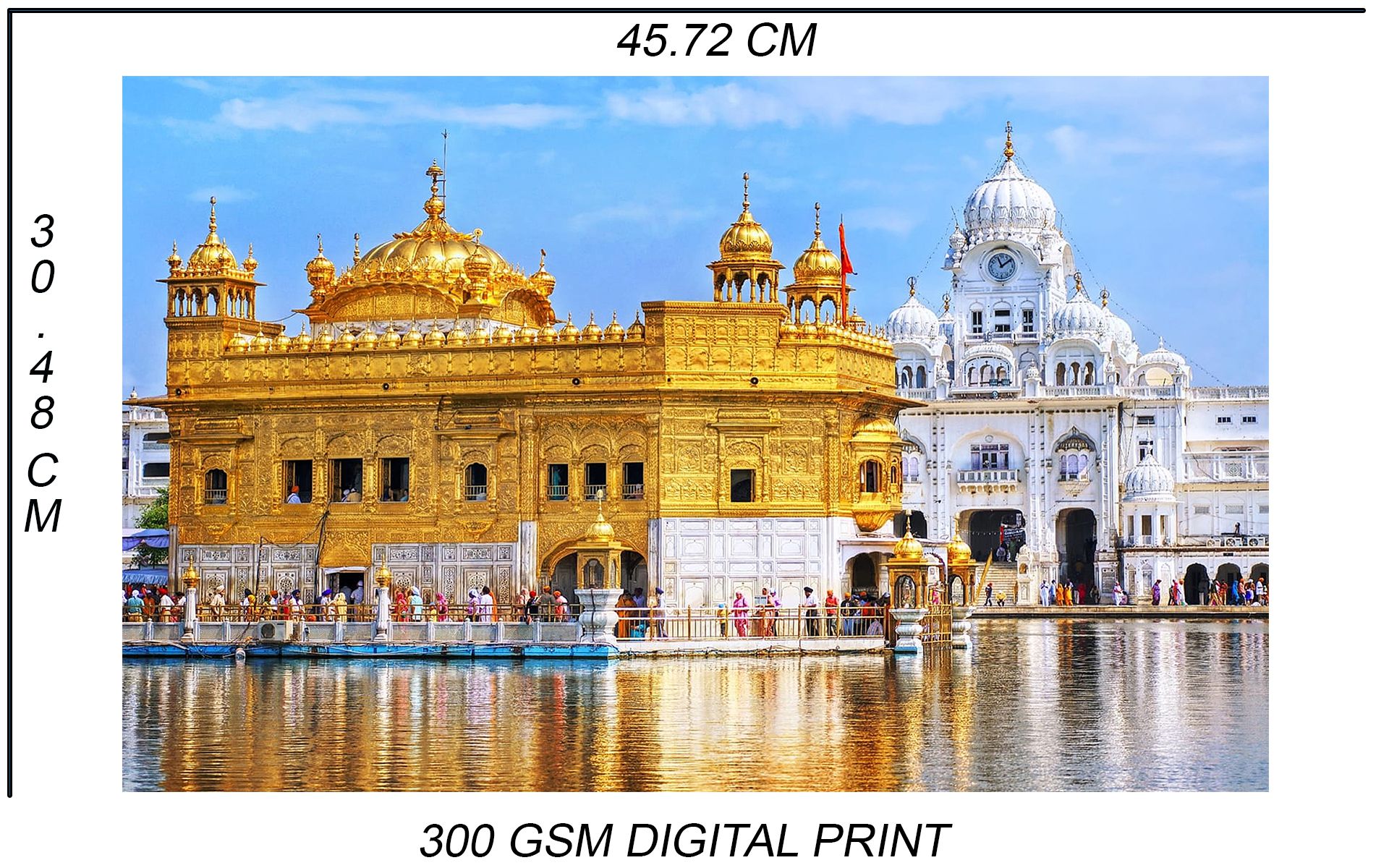 Yellow Alley Golden Temple of Amritsar Poster Paper Wall Poster Without  Frame: Buy Yellow Alley Golden Temple of Amritsar Poster Paper Wall Poster  Without Frame at Best Price in India on Snapdeal