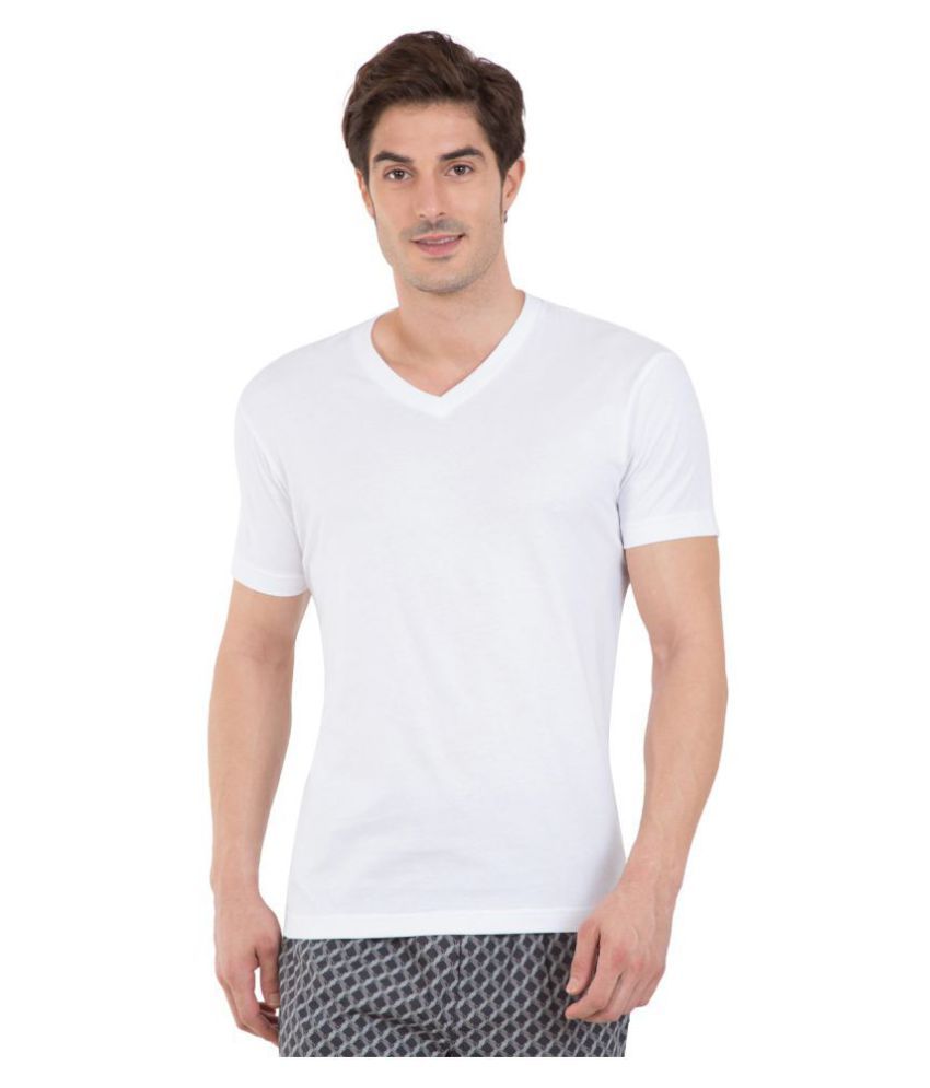 jockey white t shirt price