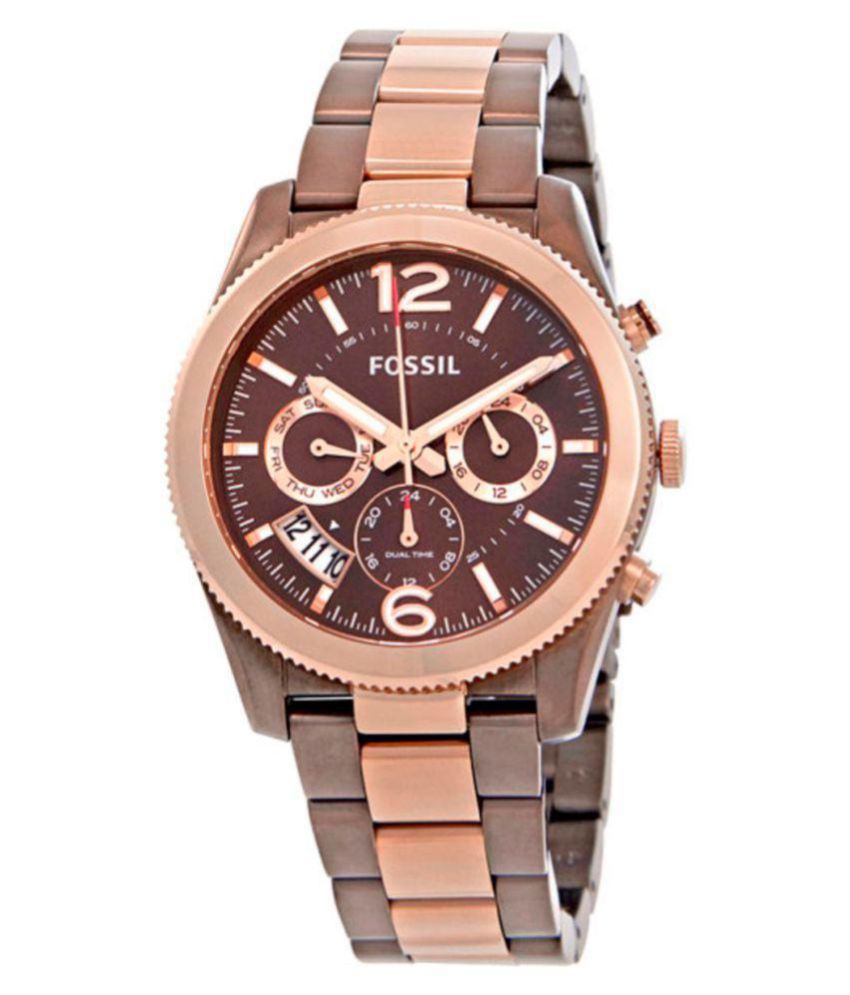 Fossil Stainless Steel Round Womens Watch Price in India: Buy Fossil ...