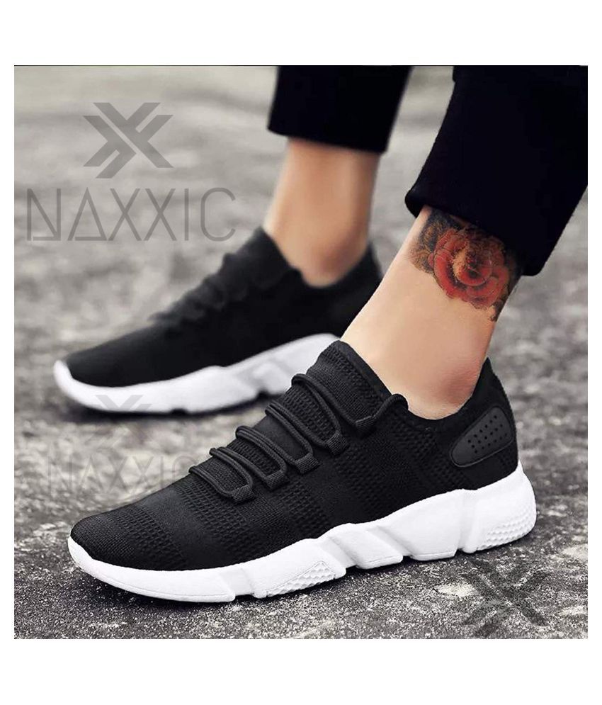 Naxxic Sneakers Black Casual Shoes 