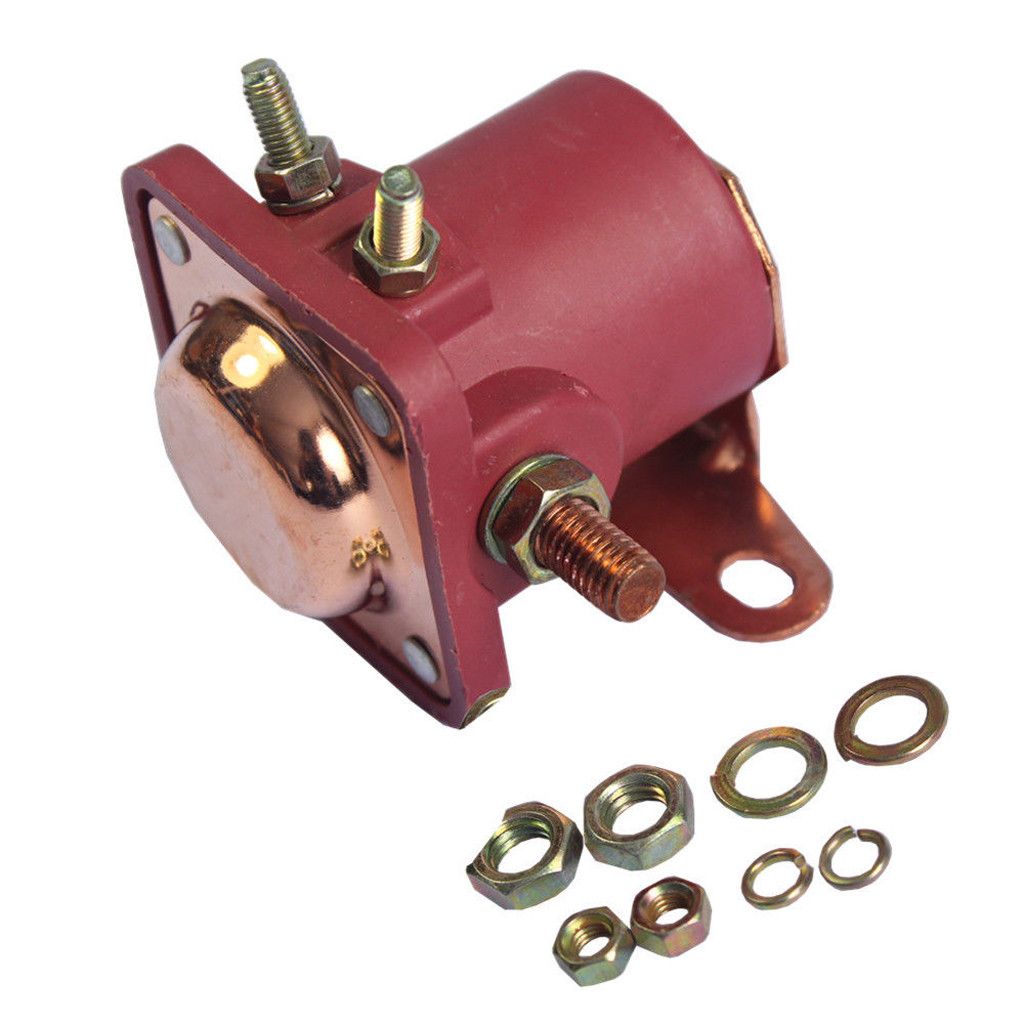 New Red Solenoid Relay 12V Heavy Duty for Ford Starter Car Truck SW3 SNL135 Buy New Red