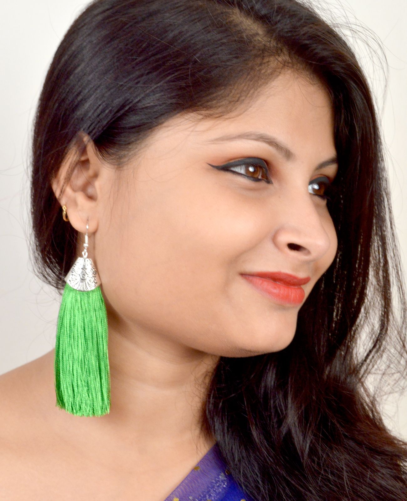 Light Green Fashion Dangle Earrings For Women Party Wear Buy