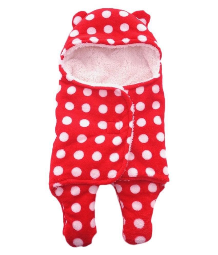     			Brandonn - Red Flannel Baby Blanket (Pack of 1)