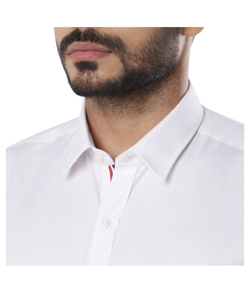 next white formal shirt
