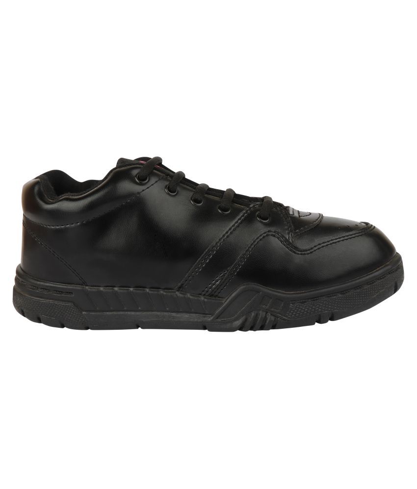 REX GOLA Unisex PVC Rexion PVC Schools / Formal / Casual / Regular Wear Skin Fit Black Lace up