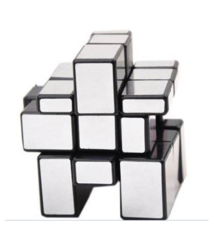 Negi High Speed 3x3 SIlver Cube Mirror Cube, High Stability Stickerless