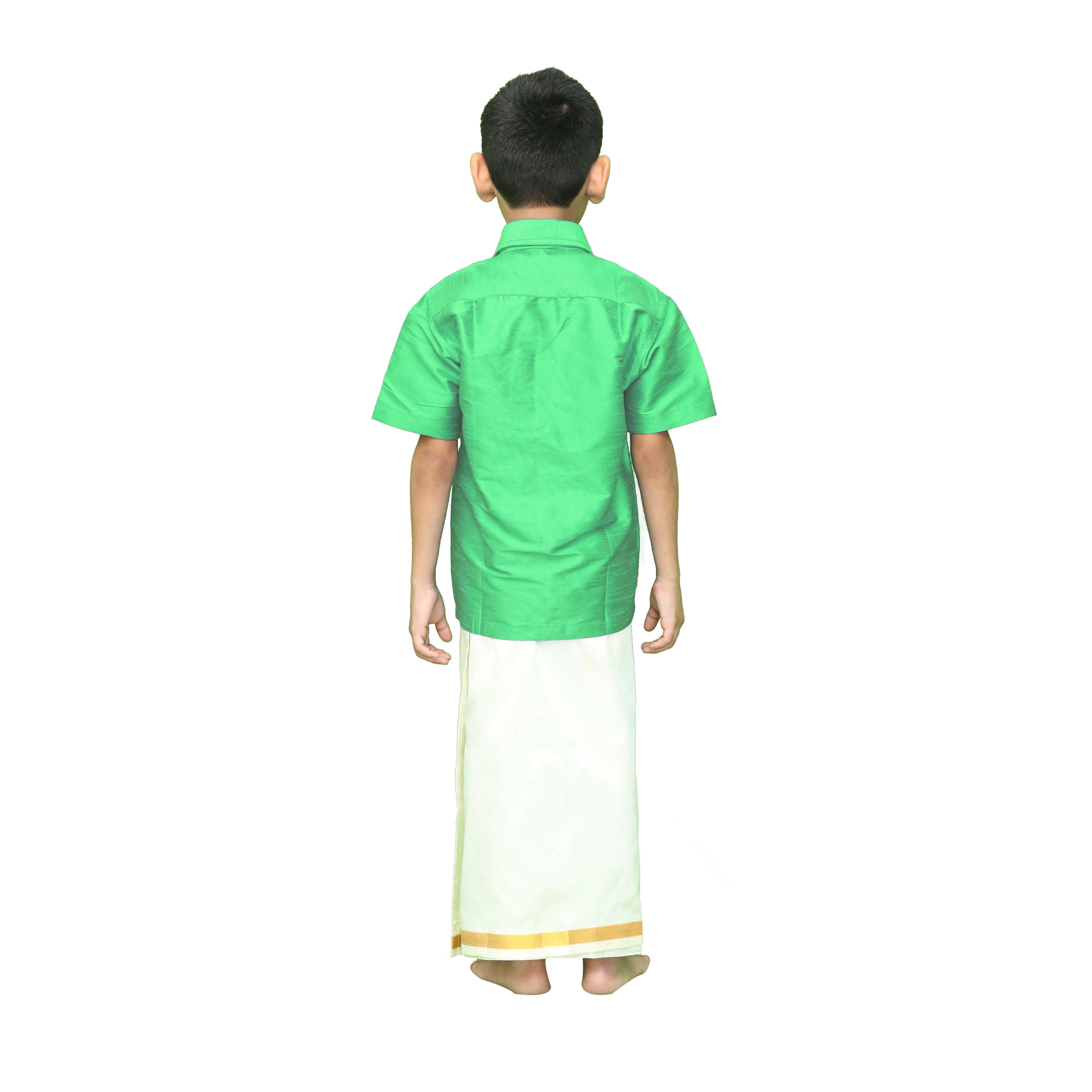 shirt and dhoti combinations