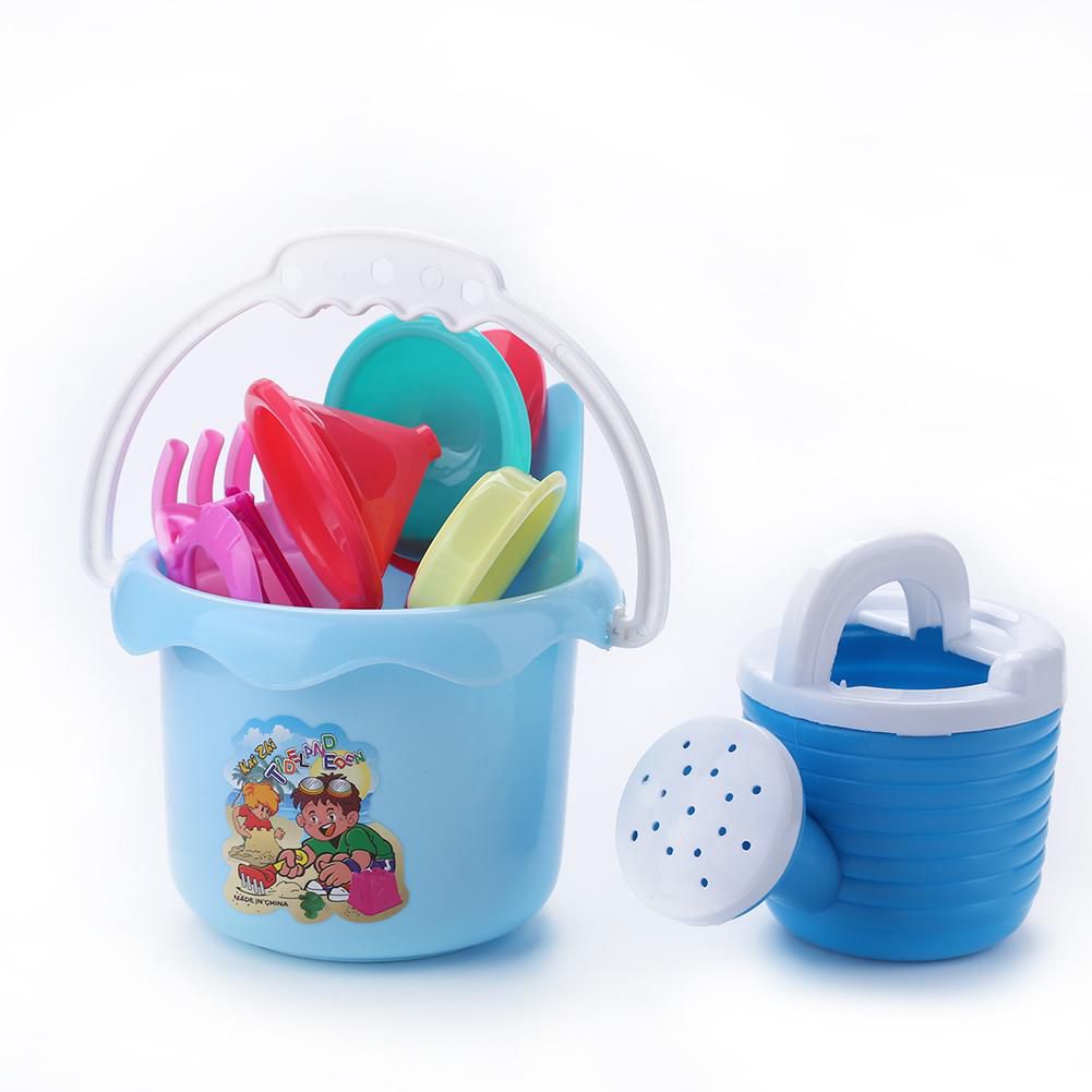 9pcs/set Baby Shower Playing Water Kettle Bucket Shovel Beach Sand Play Toys​ 