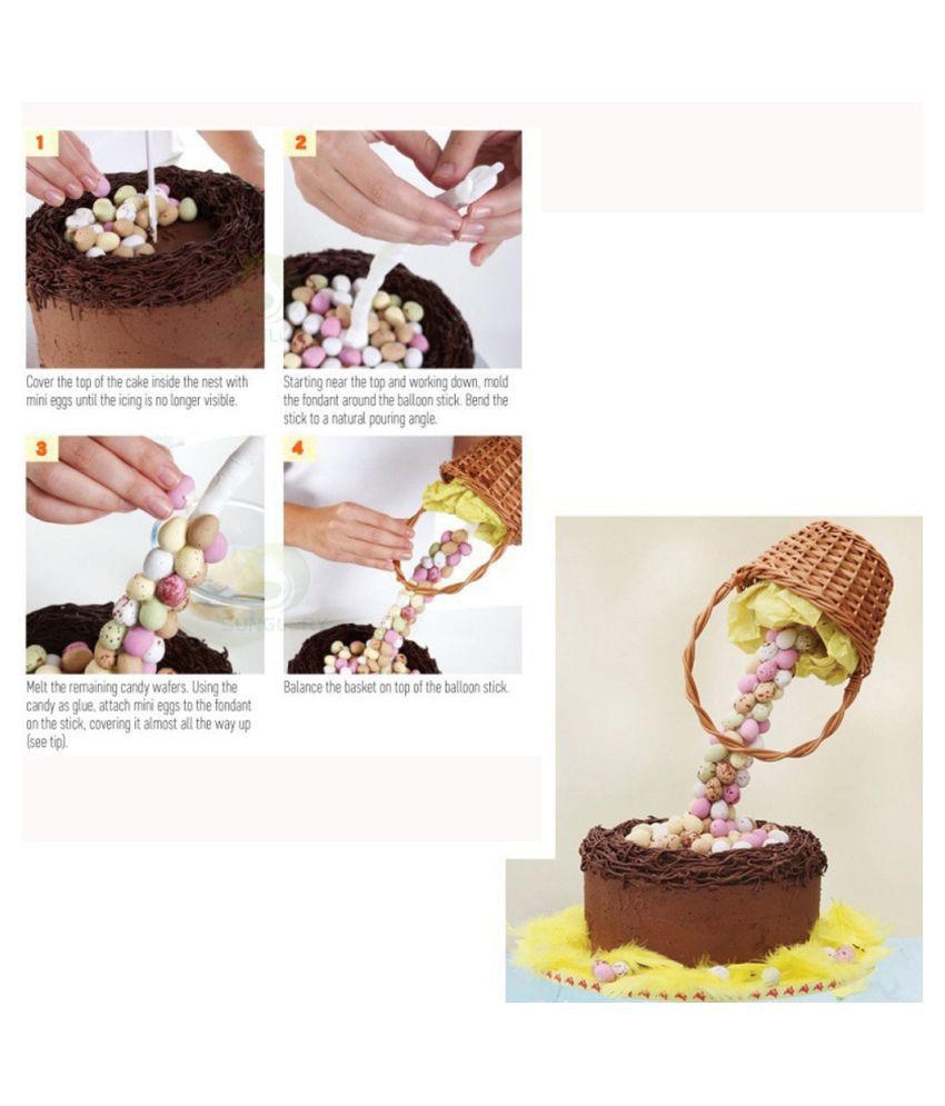 riutilizzabile decorazione della torta basamento della torta fai da te cornice di cottura Strumenti per Baby Shower laurea Anti Gravity Cake Kit Versare 