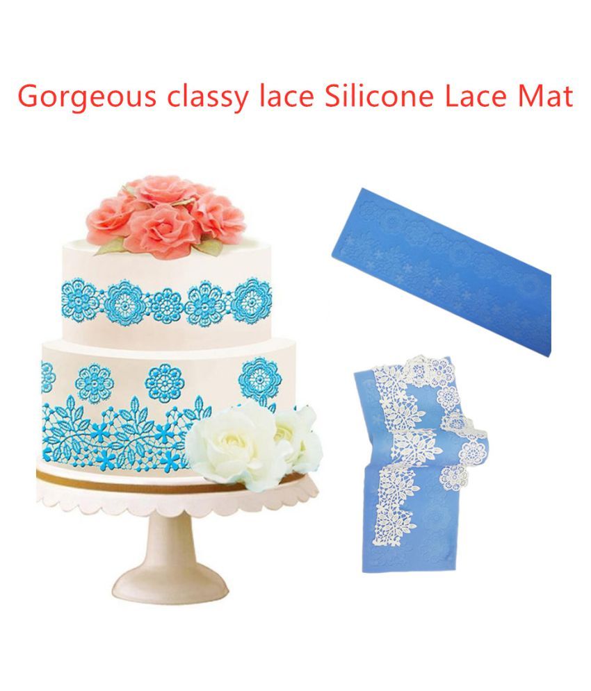 Flower Rattan Fondant Mold Cake Decorating Tools Non Stick