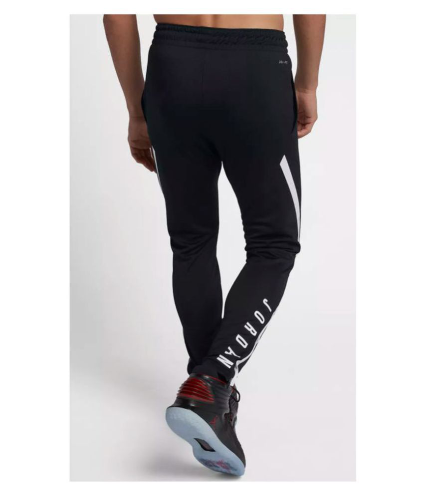 nike blue polyester lycra trackpants