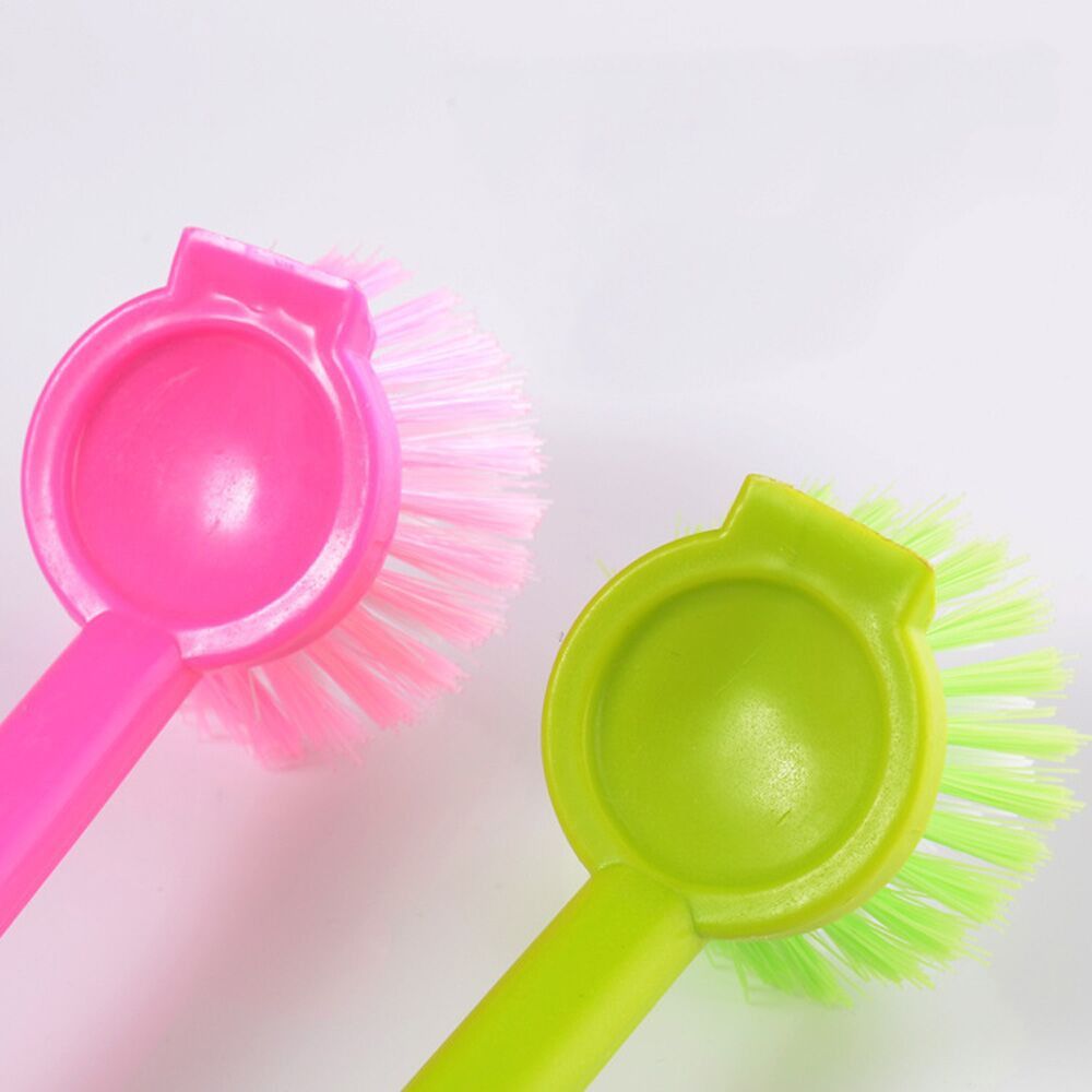 Kitchen Utensil Cleaning Brush Long handle Can be hung Pot Drush
