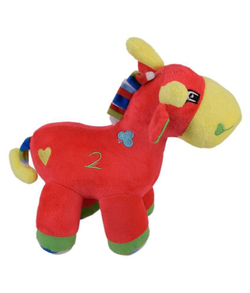 Ultra Colorful Baby Giraffe With Sound 9 Inches Red Buy Ultra