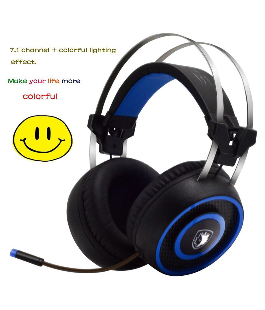sades 7.1 virtual surround sound over-the-ear usb gaming headset install