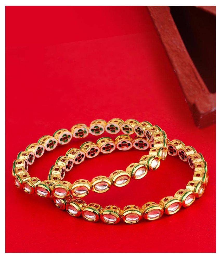 voylla kundan bangles