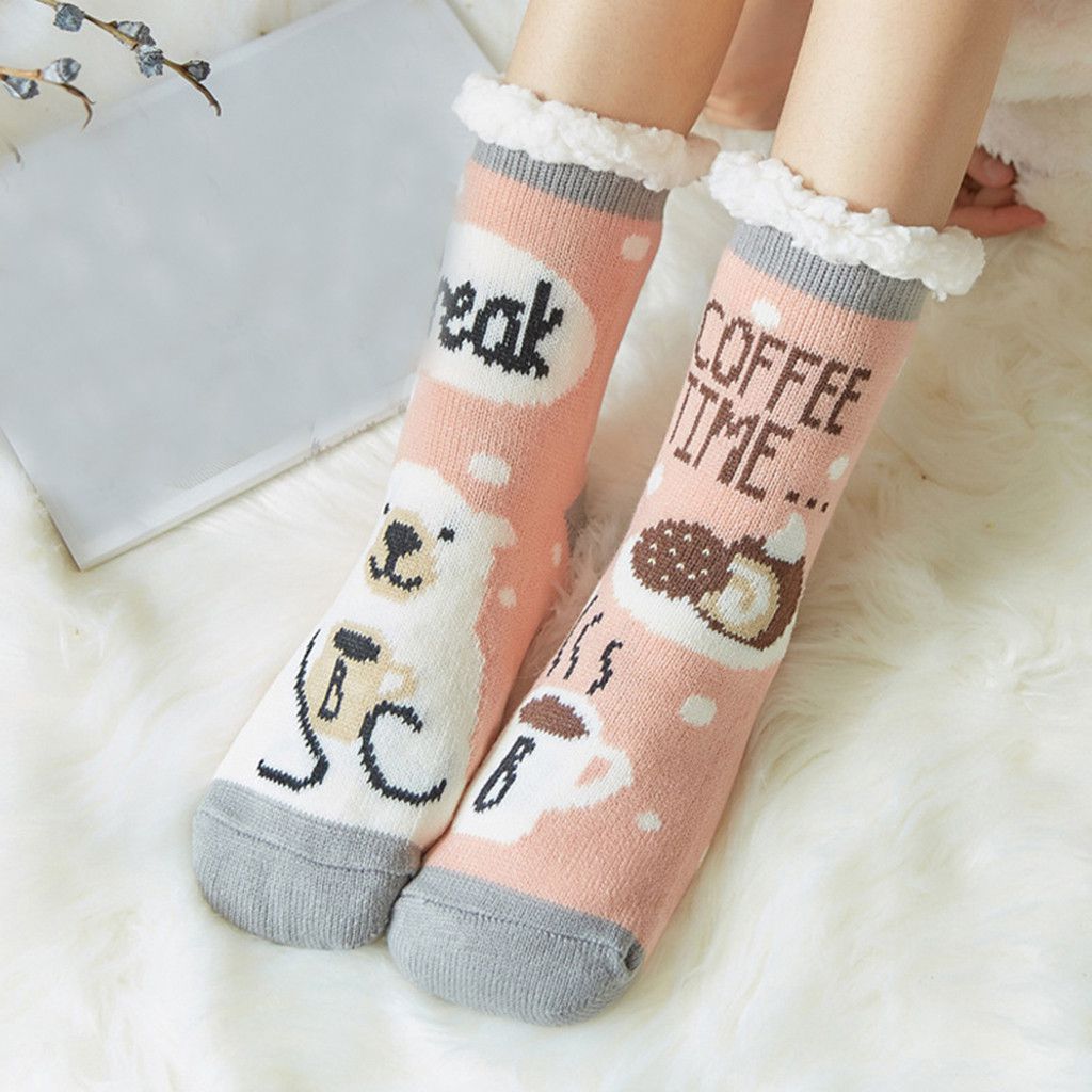 Women Girls Print Cartoon Snowman Sheep Warm Winter Mid Cute Socks: Buy  Online at Low Price in India - Snapdeal