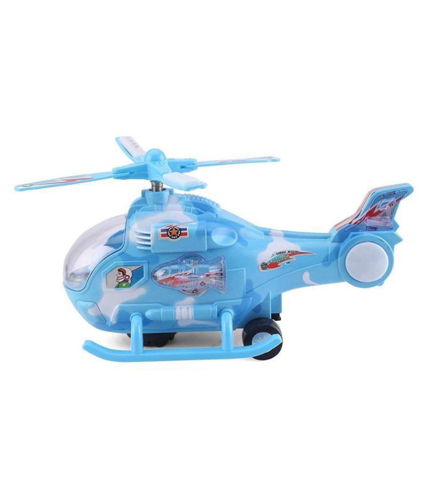 Mubco™| Bump and Go Helicopter with Colorful 3-D Lights, Swirls and ...