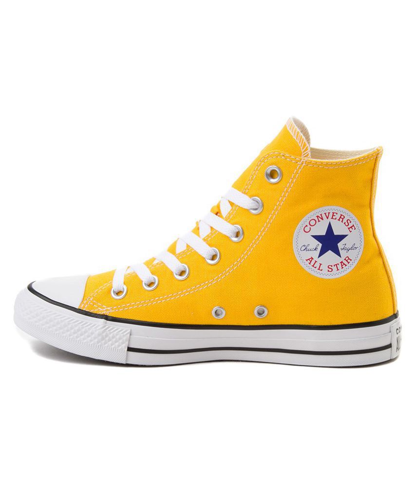 CONVERSE ALL STAR Yellow Running Shoes - Buy CONVERSE ALL STAR Yellow ...