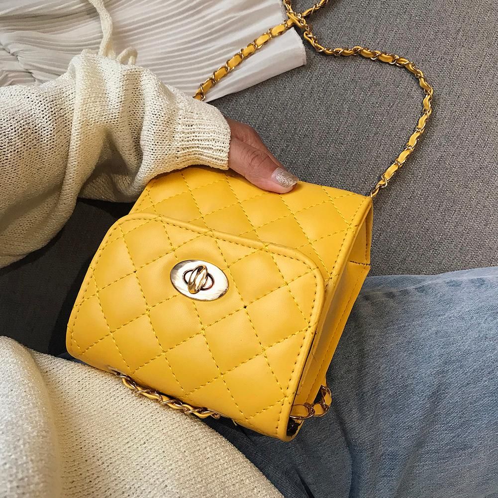 yellow colour purse