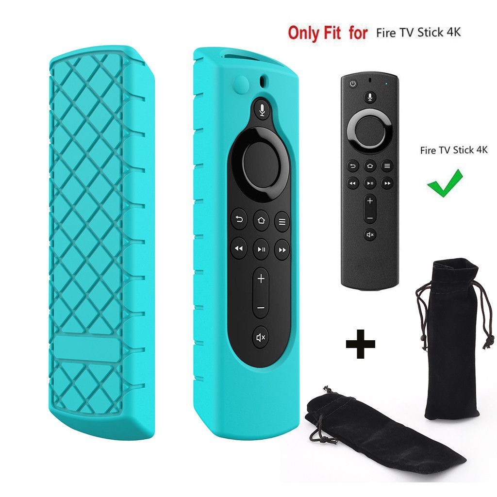 for  Fire TV,Diadia TV Stick Remote Silicone Case Protective Cover Skin Cover for  Fire TV Stick 4K TV Black 