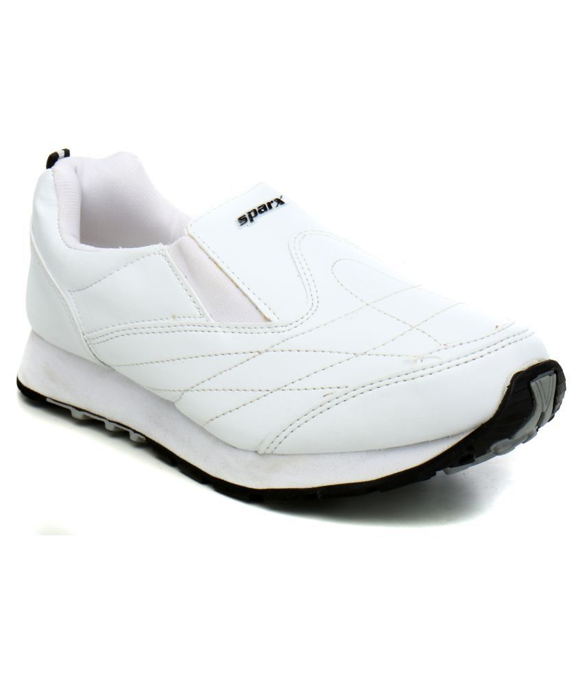 sparx white shoes