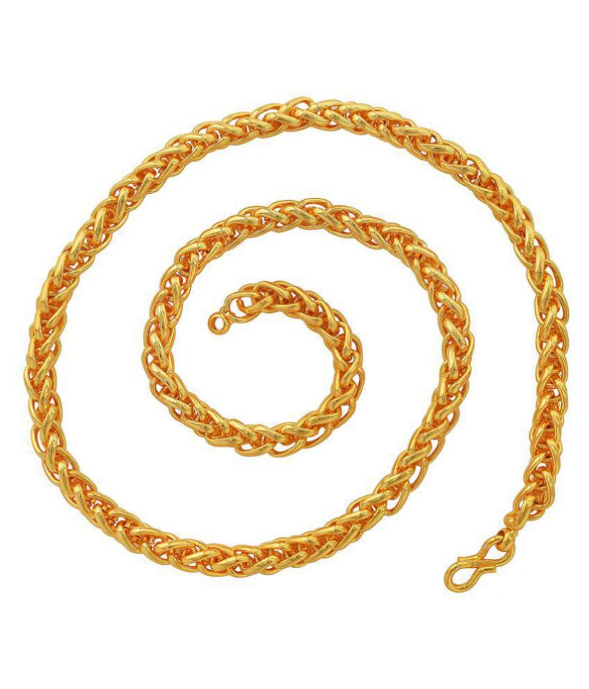     			Thick Gold Plated Chain (4mm)