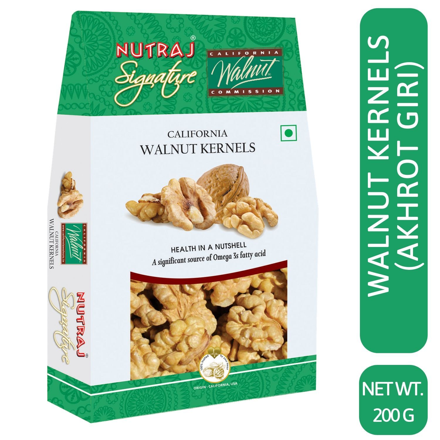     			Nutraj Signature California Walnut Kernels, 200g - Vacuum Pack