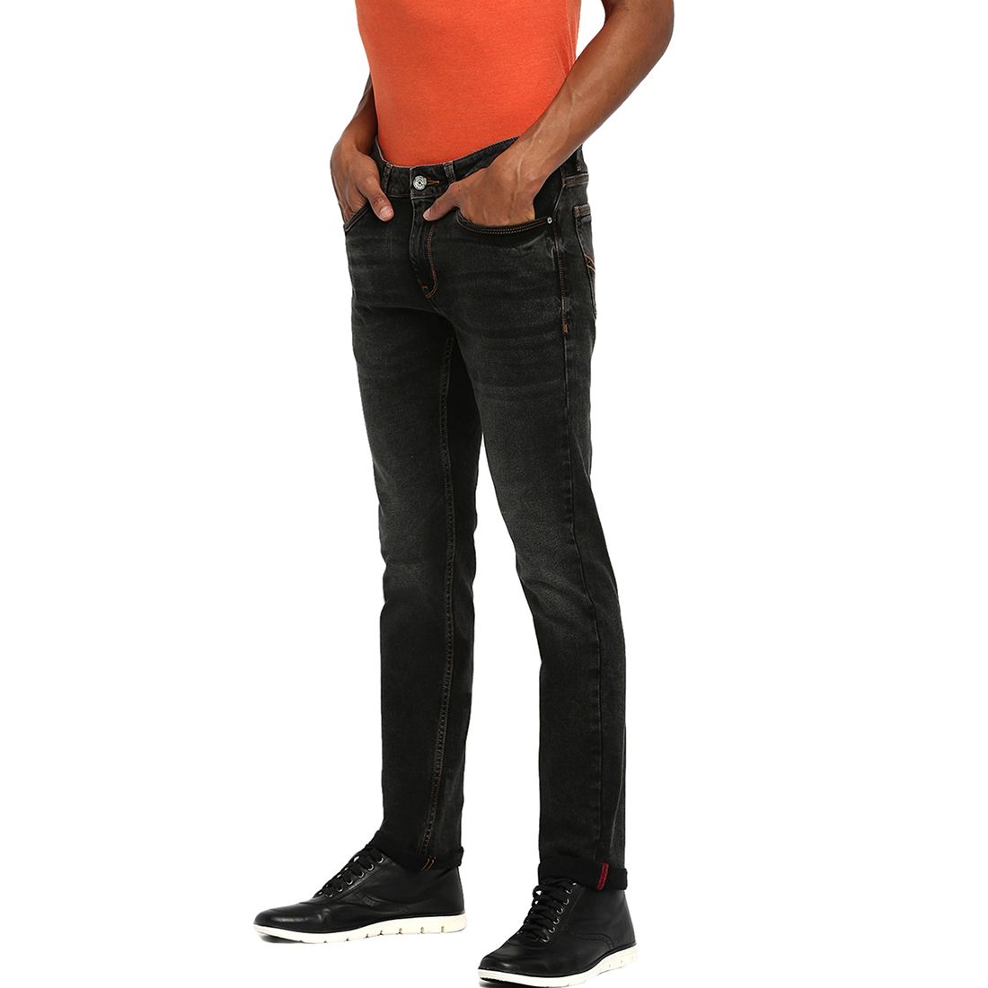 Ruf And Tuf Black Slim Jeans Buy Ruf And Tuf Black Slim Jeans Online At Best Prices In India On Snapdeal
