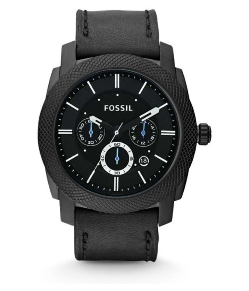 Fossil FS4552 Leather Chronograph Men's Watch - Buy Fossil FS4552 ...