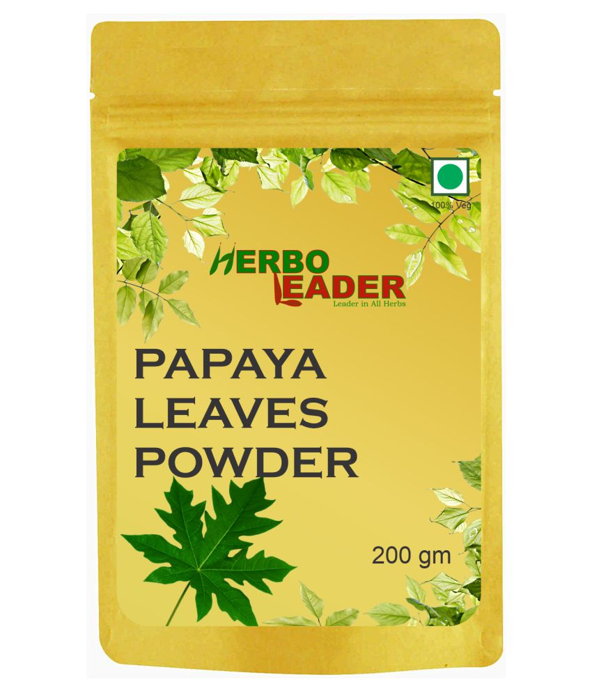 HerboLeader Papaya Leaf Powder 200 gm Buy HerboLeader Papaya Leaf