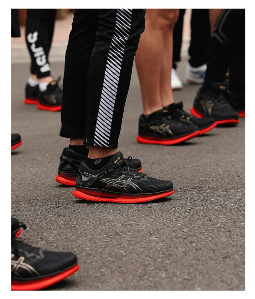 asics metaride Black Running Shoes 